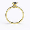 varitsa-jewellers - Solitaire Gold Engagement with 0.69ct Brilliant Cut Black Onyx - 01SG06O